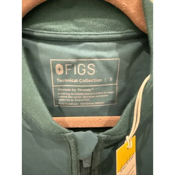 FIGS Bellery Scrub Jacket Women's Small Technical Collection Full Zip W18SW1007 - Picture 2 of 7